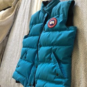 Authentic blue Canadian Goose vest